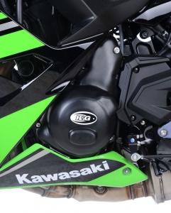 Kawasaki Ninja 650 (2017-2022) R&G Engine Case Cover Kit (2pc) - KEC0096BK