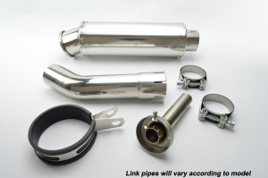 Yamaha XJR1300 (99-03) Round Big Bore Stubby Polished Stainless Exhausts