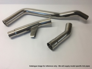 Stainless Steel Link Pipes - Aprilia