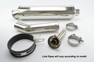 Honda CB1300 Round Big Bore XL Polished Stainless Exhaust