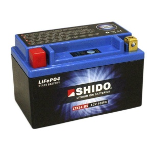 Kawasaki ZZR1100 (1993-2001) Shido Lithium Battery - LTX14-BS