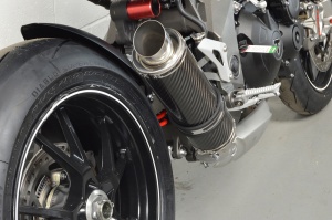 Triumph Speed Triple 1050 (2016-2017) Low Slung 3-1 Round Moto GP XLS Carbon Fibre Exhaust