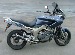 Yamaha TDM900 Round Moto GP Stubby Carbon Fibre Exhausts