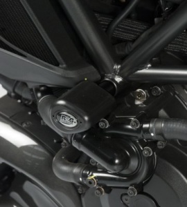 Ducati Diavel (2011-2018) R&G Aero Style Crash Protectors - CP0286BL
