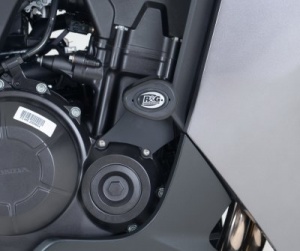 Honda CBR500R (2013-2015) R&G Aero Style Crash Protectors (Non Drill) - CP0340BL/WH