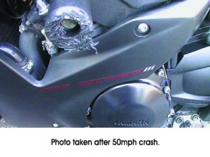 Yamaha YZF-R1 (2002-2003) R&G Classic Style Crash Protectors - CP0057BL