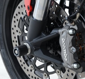 Ducati Monster 1200 (2014-2016) R&G Fork Protectors (Small Bobbins) - FP0097BK