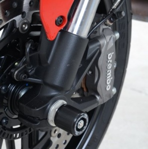 Ducati Monster 821 (2014-2018) R&G Fork Protectors (Small Bobbins) - FP0097BK