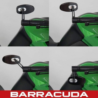 Barracuda SKIN-R Bar End Mirrors