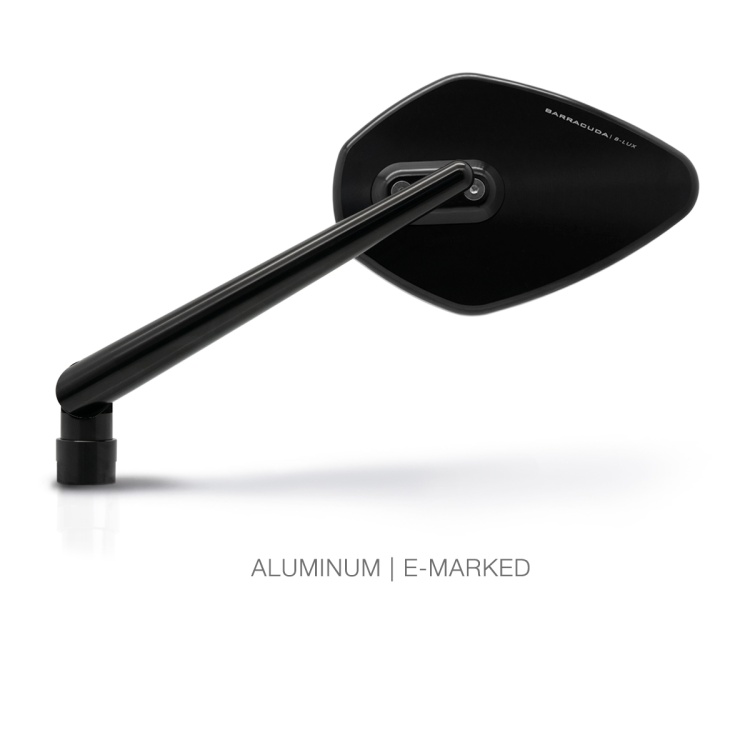 BARRACUDA　B-LUXシリーズ　SKIN-S　ミラーセット　ゴールド Skin-Z B-Lux Universal E-Marked Barracuda Moto Rearview Mirrors