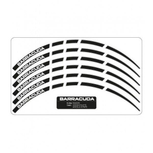 Barracuda Wheel Rim Stickers