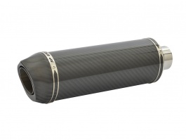 Triumph Speed Triple 1050 (2011-2015) Round Carbon Outlet Diabolus XLS Carbon Fibre Exhausts