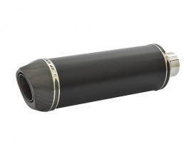 Ducati Monster 696 Round Carbon Outlet Diabolus XLS Satin Black Exhausts