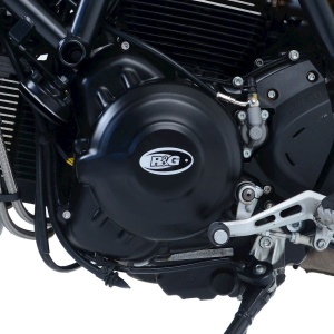 Ducati Scrambler 1100 (2018-2020) R&G Engine Case Cover Kit (Pair) Hydraulic Clutch Only - KEC0120BK