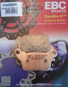 Kawasaki ZX-10R (2016-2022) EBC Double H Rear Brake Pads FA436HH
