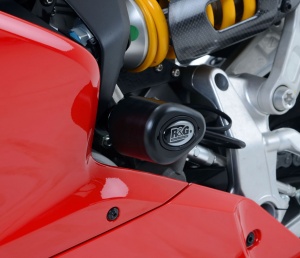 Ducati 1199 Panigale (2012-2015) R&G Aero Style Crash Protectors (Non Drill) - CP0389BL/WH