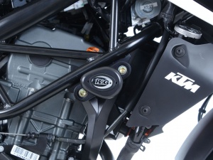 KTM 125 Duke (2011-2022) R&G Aero Style Crash Protectors - CP0289BL