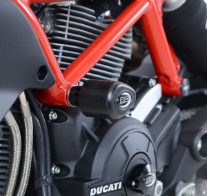 Ducati Monster 797 (2017-2018) R&G Aero Style Crash Protectors - CP0433BL