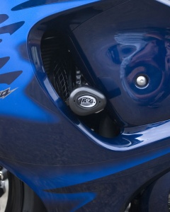 Suzuki GSX1300R Hayabusa (2008-2020) R&G Aero Style Crash Protectors (Non Drill) - CP0298BL