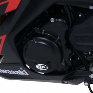 Kawasaki Ninja 250 (2018-2020) R&G Engine Case Cover Kit (2pc) - KEC0115BK