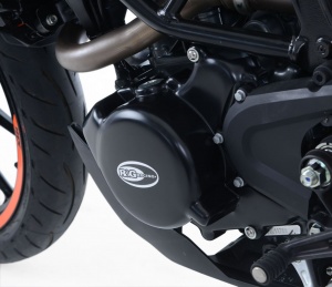 KTM 125 Duke (2017-2022) R&G Engine Case Cover Kit (2pc) - KEC0106BK