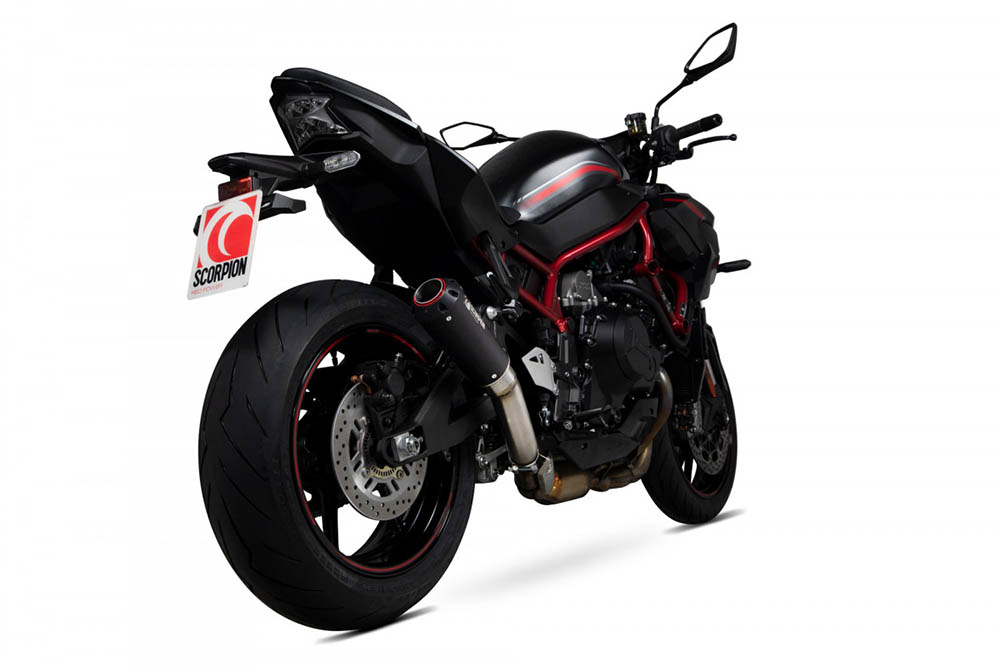 Kawasaki ZH2 (2020-2025) Scorpion Red Power Ceramic Black Exhaust ...