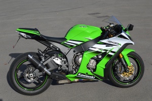 Kawasaki ZX-10R (2011-2015) Round Moto GP Stubby Carbon Fibre Exhaust