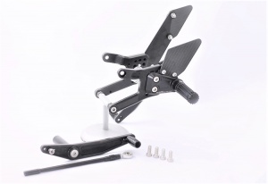 Yamaha YZF-R1 (2009-2014) MG Biketec Rear Sets - spengineering.co.uk