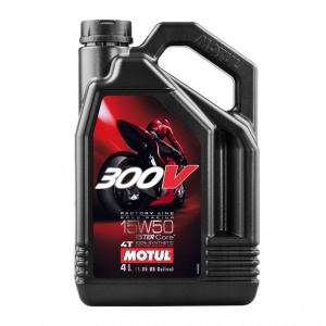 Motul 300V Factory Line Fully Synthetic 15W/50 Road Racing Engine Oil 4 Litres