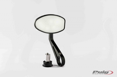 Puig MP Black Bar End Mirrors