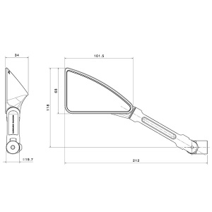 Rizoma Mirrors - Tomok - Aprilia