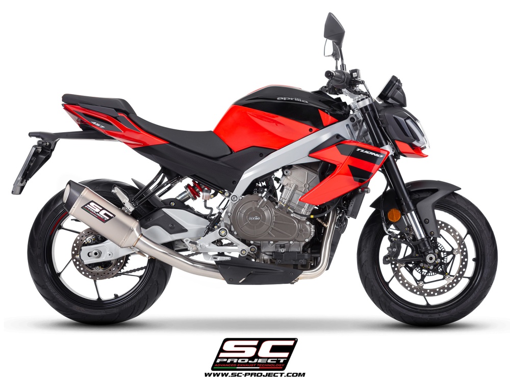 Aprilia Tuono 457 (2025+) SC Project SC1-S Titanium Exhaust|A30B-AC124T ...