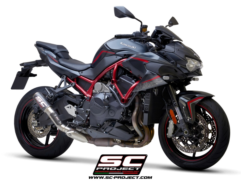 Kawasaki ZH2 (2020-2024) SC Project CR-T Carbon Fibre Exhaust|K36A-T36C ...