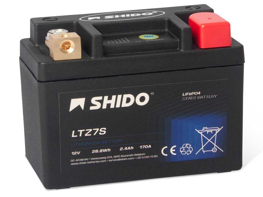 【ioan】 Kawasaki ZX10-R (2011-2015) Shido Lithium ION Battery|LTZ7S