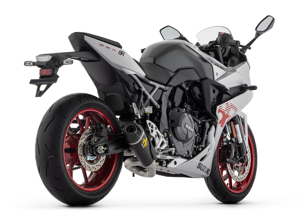 Suzuki GSX8R (2024+) Euro 5+ Arrow Full Exhaust System Dark Silencer