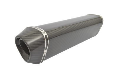 SP Engineering Slip On Tri-Oval Carbon Outlet Diabolus XL Carbon Fibre Exhaust