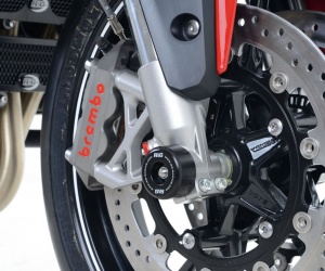 Triumph Speed Triple 1050 R / S / RS (2018-2020) R&G Fork Protectors - FP0098BK