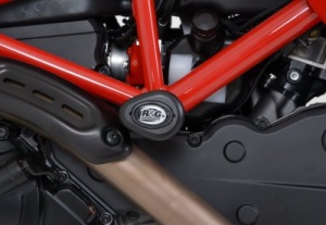 Ducati Hypermotard 821 (2013-2014) R&G Aero Style Crash Protectors - CP0343BL