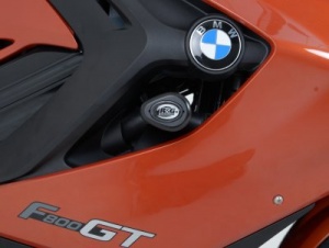 BMW F800GT (2013-2018) R&G Aero Style Crash Protectors - CP0345BL/WH