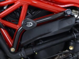 Ducati Monster 1200 / S / R (2014-2020) R&G Aero Style Crash Protectors - CP0368BL/WH