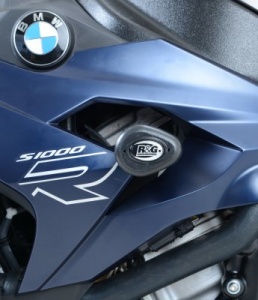 BMW S1000R (2014-2016) R&G Aero Style Crash Protectors - CP0366BL/WH