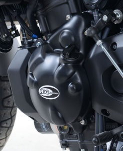 Yamaha MT-07 (FZ-07) (2014-2022) R&G Engine Case Cover Kit (2pc) - KEC0068BK