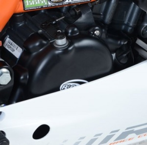 KTM 125 Duke (2016) R&G Engine Case Cover Kit (2pc) - KEC0074BK