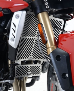 Triumph Speed Triple R & S (2016-2018) R&G Stainless Steel Radiator Guard - SRG0045SS