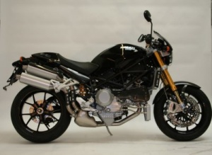 Ducati Monster (2001-2006) R&G Classic Style Crash Protectors - CP0097BL