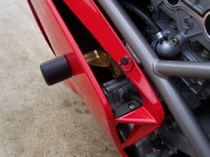 Ducati 749 (All) R&G Classic Style Crash Protectors - CP0118BL/WH