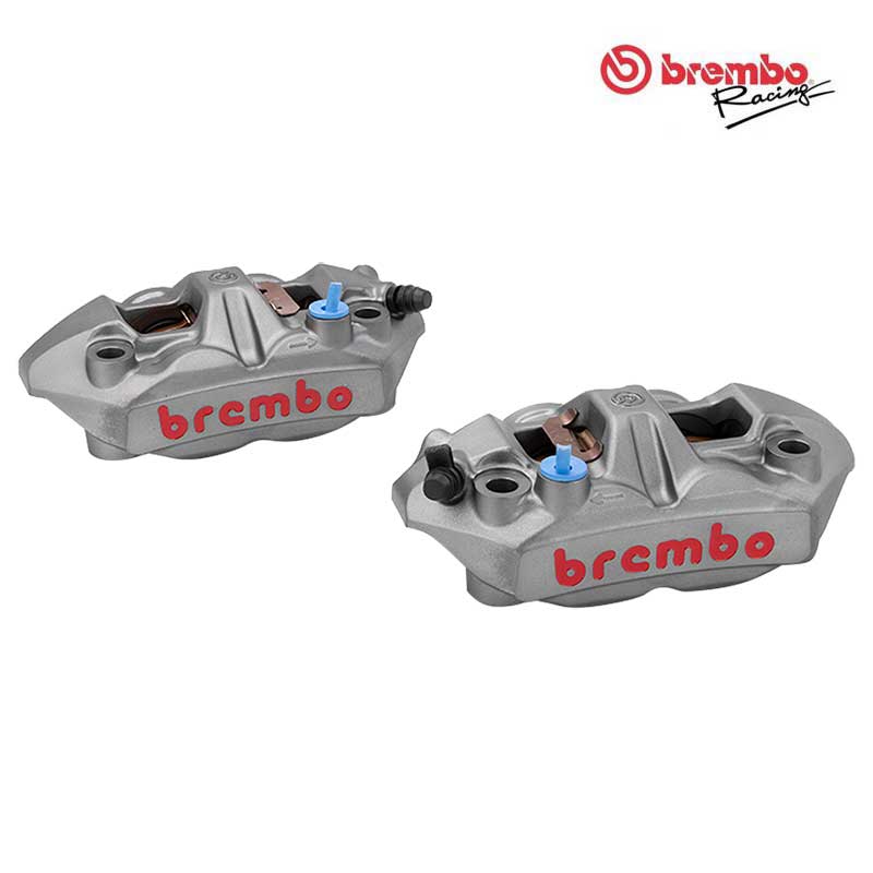 Brembo M4 100mm Monobloc Radial Brake Caliper Set spengineering.co.uk