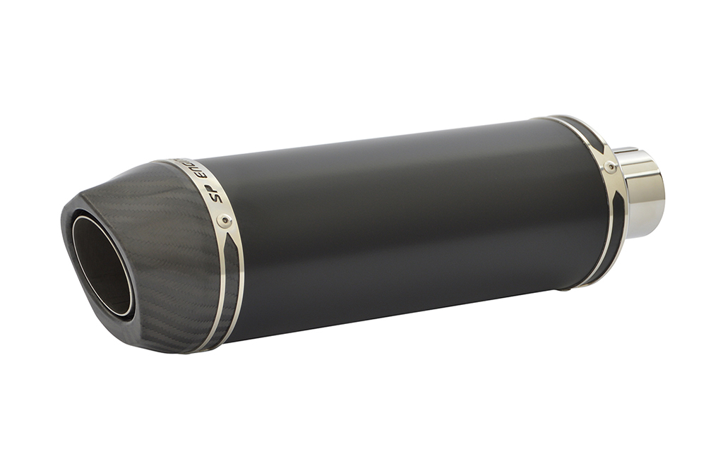 Triumph Speed Triple (18-20) Round Carbon Outlet Diabolus Stubby Satin ...