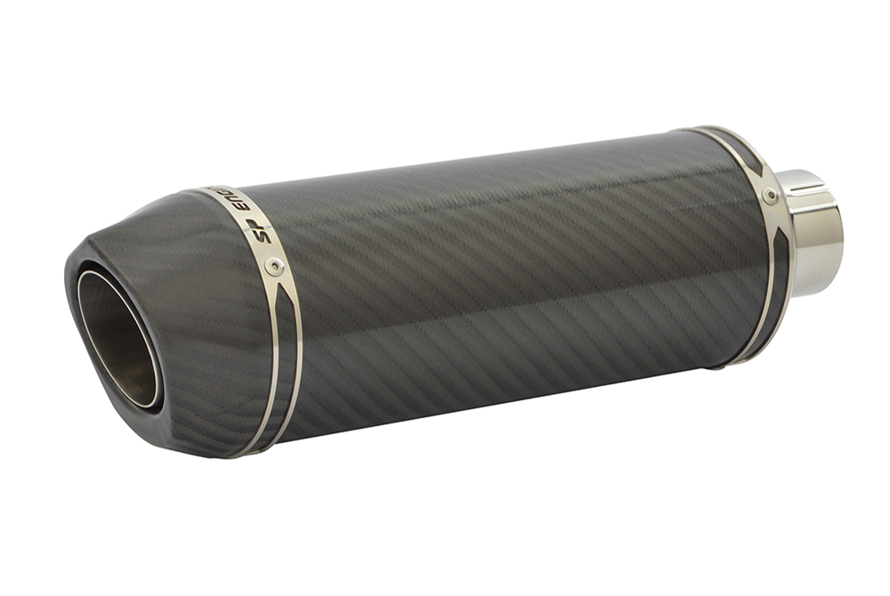 Triumph Speed Triple (18-20) Round Carbon Outlet Diabolus Stubby Carbon ...