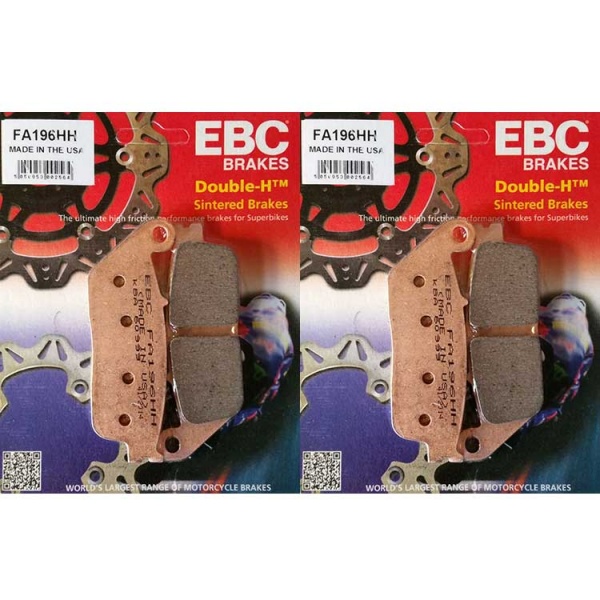 Brake Pads EBC -FA196HH-ダブルH焼結ブレーキパッド FA196HH Double-H Sintered ☆早く買お☆  車用品・バイク用品